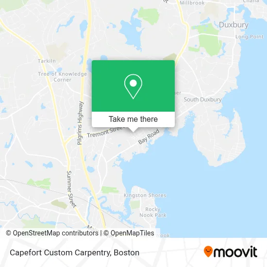 Capefort Custom Carpentry map