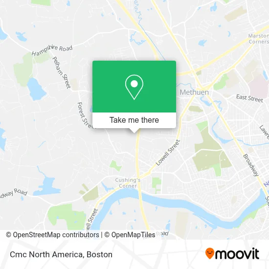 Cmc North America map