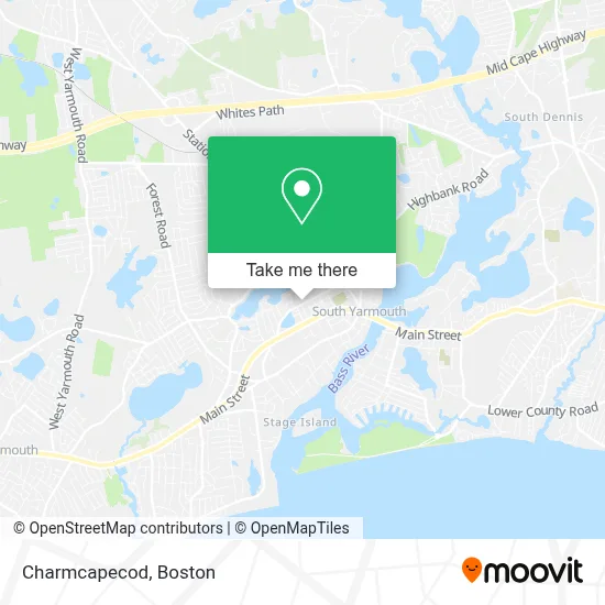 Charmcapecod map