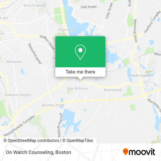 On Watch Counseling map
