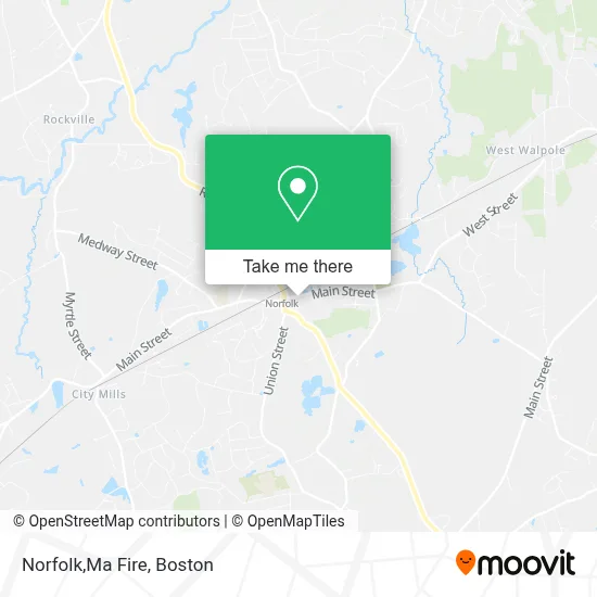 Norfolk,Ma Fire map