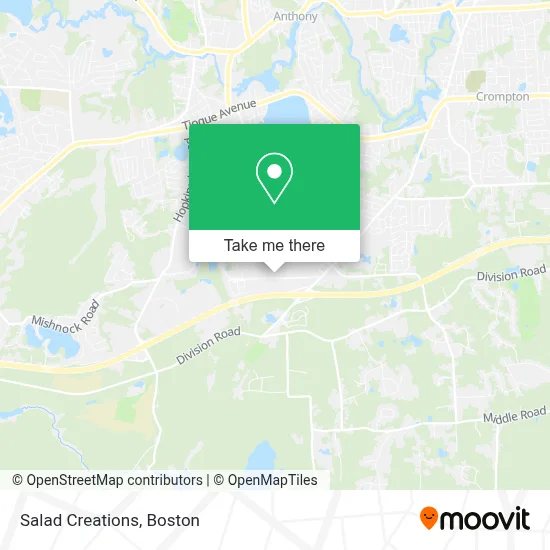 Salad Creations map