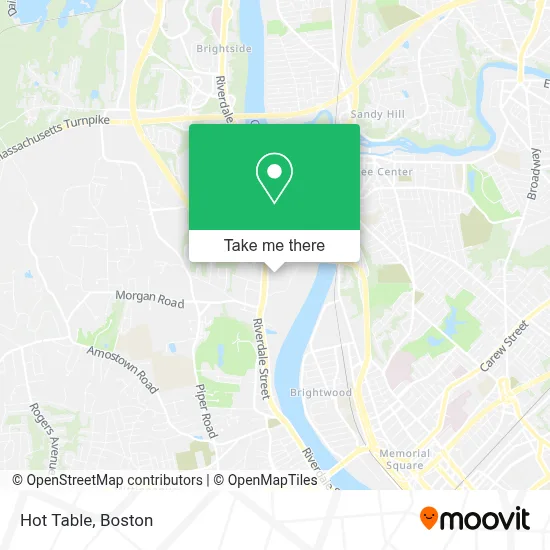 Hot Table map
