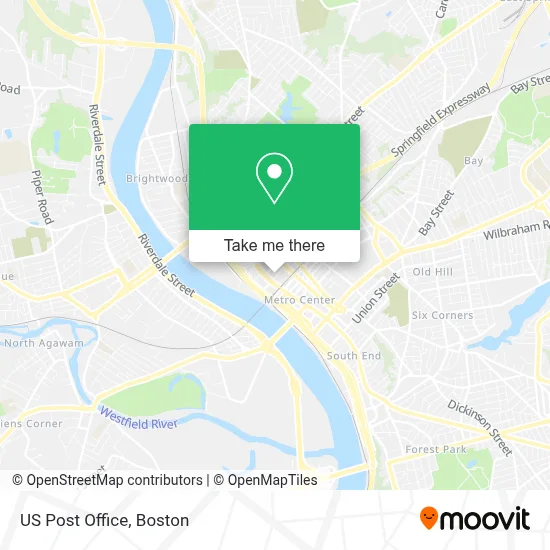 Us Post Office map