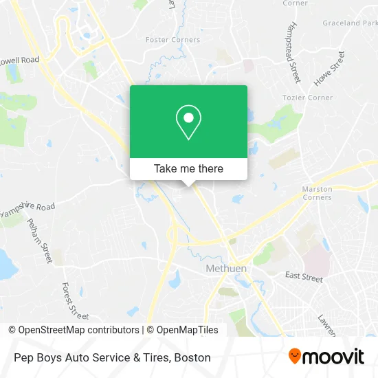 Pep Boys Auto Service & Tires map