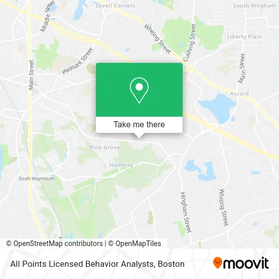 All Points Licensed Behavior Analysts map