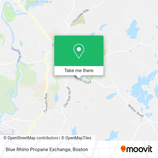Blue Rhino Propane Exchange map