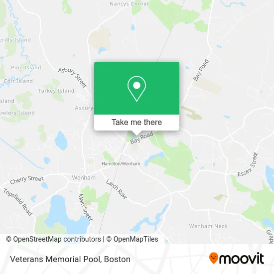 Veterans Memorial Pool map