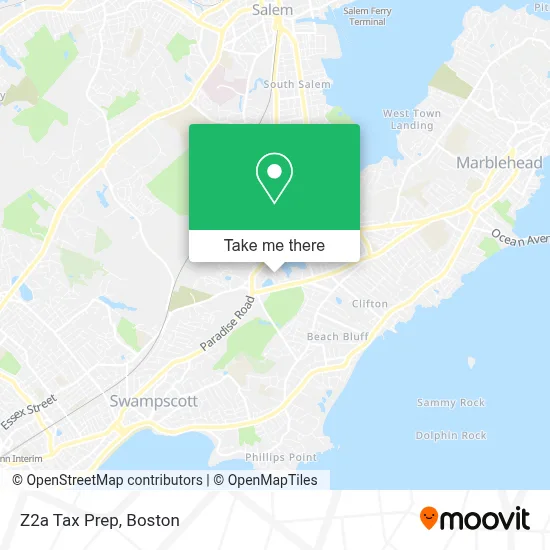 Z2a Tax Prep map