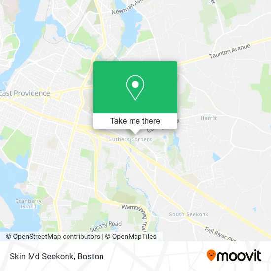 Skin Md Seekonk map