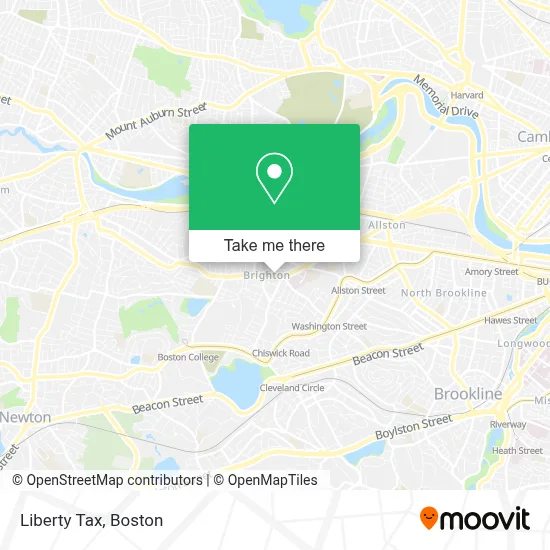 Liberty Tax map