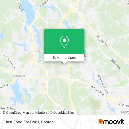 Just Food For Dogs map