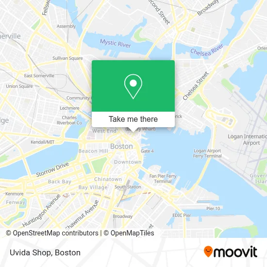 Uvida Shop map