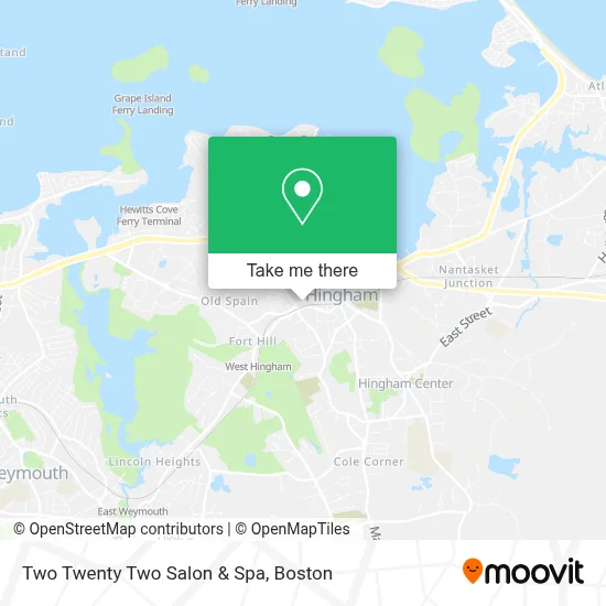 Two Twenty Two Salon & Spa map