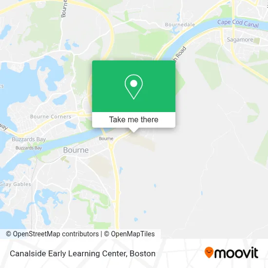 Canalside Early Learning Center map