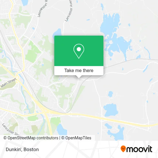 Dunkin' map
