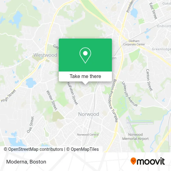 Moderna map