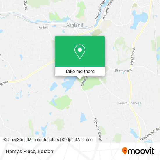 Henry's Place map