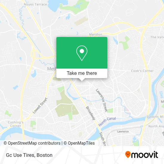 Gc Use Tires map