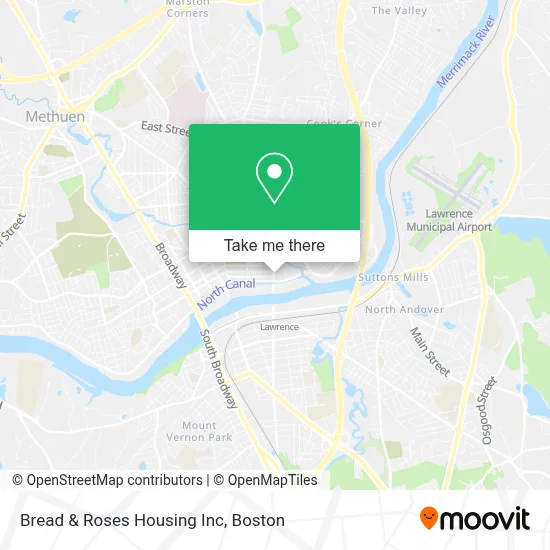 Bread & Roses Housing Inc map
