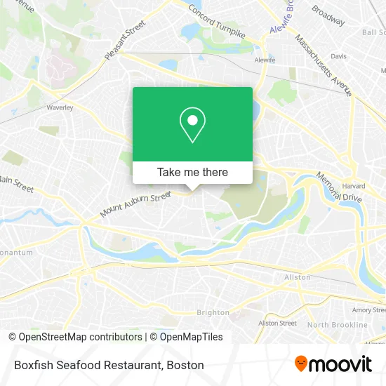 Boxfish Seafood Restaurant map