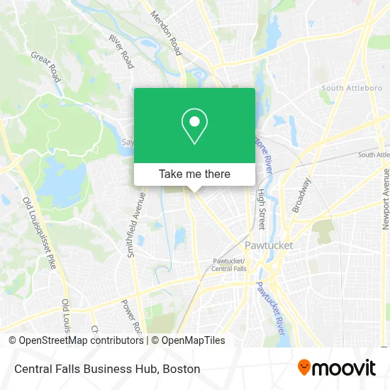 Central Falls Business Hub map
