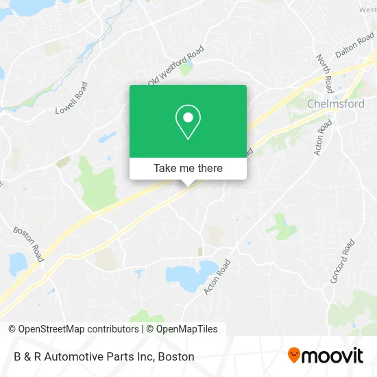 B & R Automotive Parts Inc map