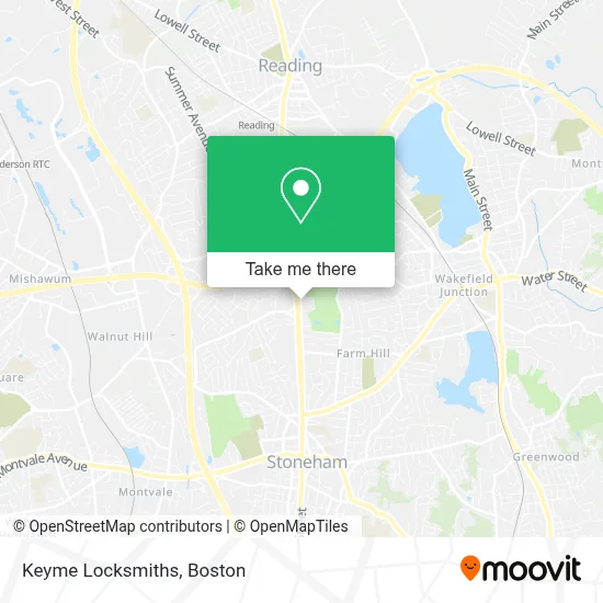 Keyme Locksmiths map