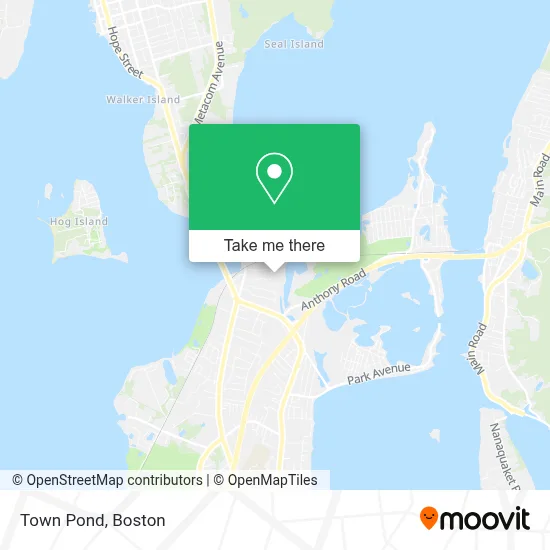 Town Pond map