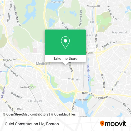 Quiel Construction Llc map