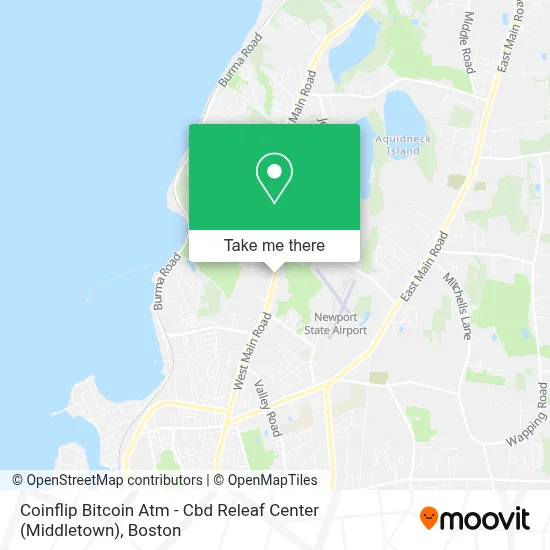 Coinflip Bitcoin Atm - Cbd Releaf Center (Middletown) map