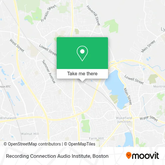 Recording Connection Audio Institute map