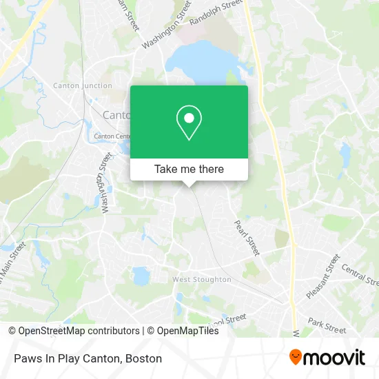 Paws In Play Canton map