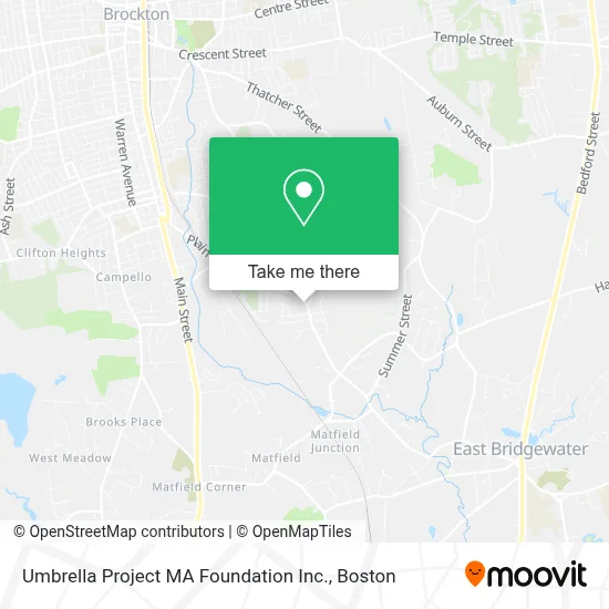 Umbrella Project MA Foundation Inc. map