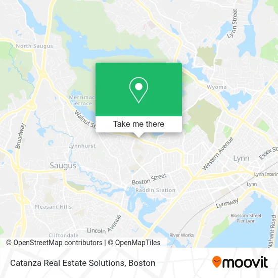 Catanza Real Estate Solutions map