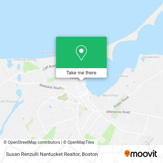 Susan Renzulli Nantucket Realtor map