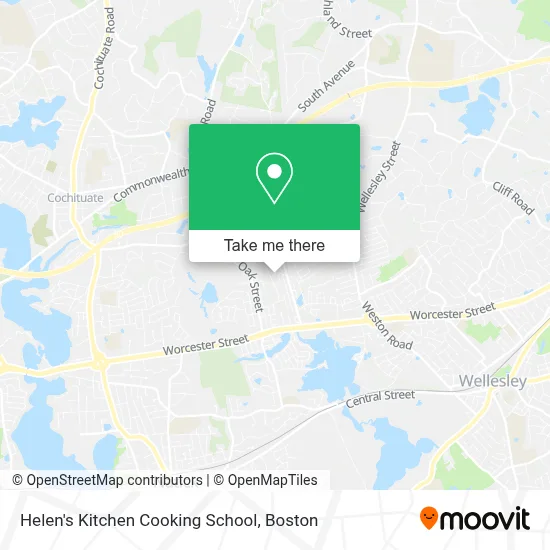 Helen's Kitchen Cooking School map