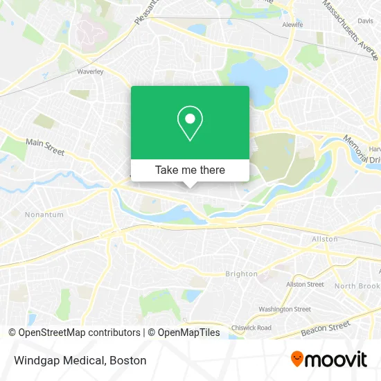 Windgap Medical map