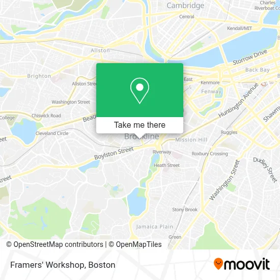 Framers' Workshop map