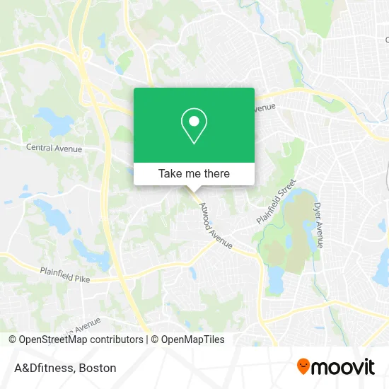 A&Dfitness map