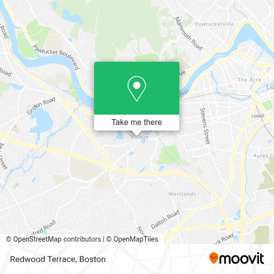 Redwood Terrace map