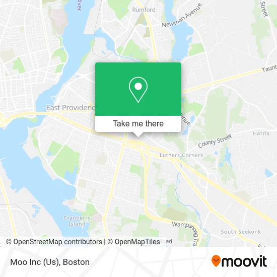 Moo Inc (Us) map
