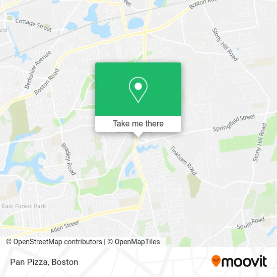 Pan Pizza map