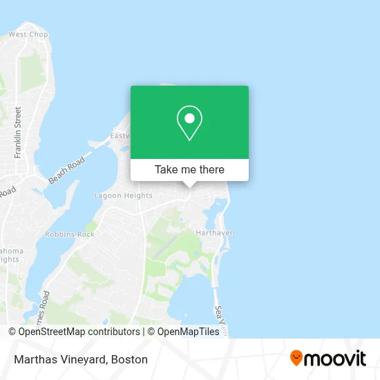 Marthas Vineyard map