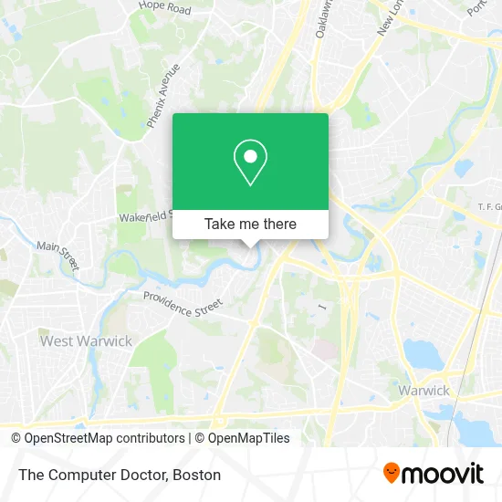 The Computer Doctor map