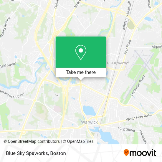 Blue Sky Spaworks map