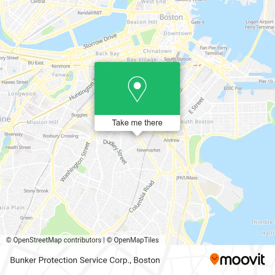 Bunker Protection Service Corp. map
