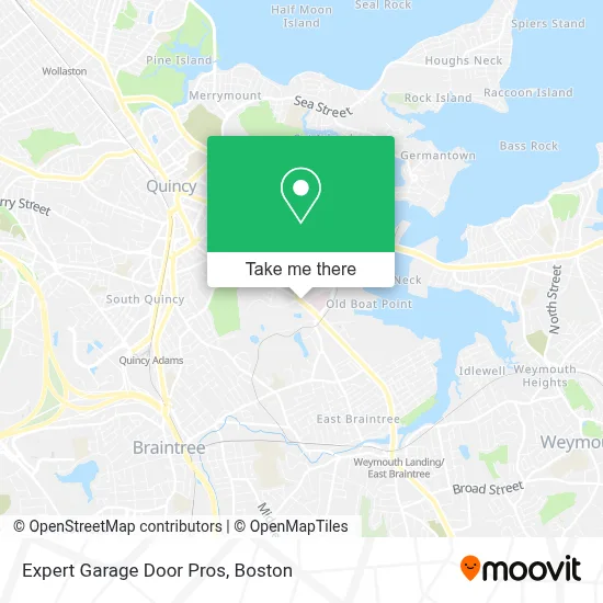 Expert Garage Door Pros map