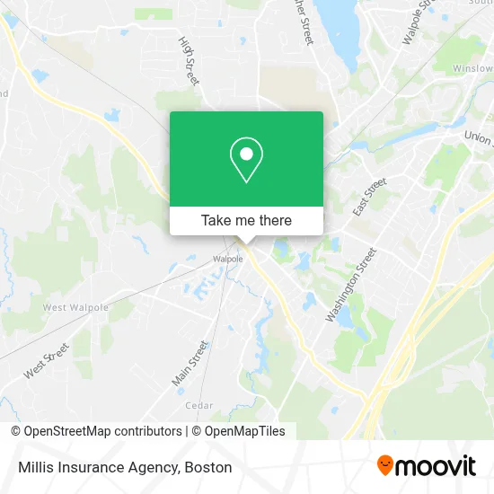 Millis Insurance Agency map