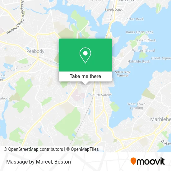 Massage by Marcel map